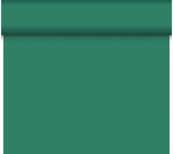 Tête à Tête Tischläufer Bio-Dunicel 24 m x 40 cm (20 Abschnitte), Uni jägergrün (VPE 4 St.)