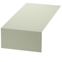 Tête à Tête Tischläufer Bio-Dunicel 24 m x 40 cm (20 Abschnitte), Uni pistachio green (VPE 4 St.)