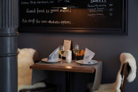 Tête à Tête Tischläufer Bio-Dunicel 24 m x 40 cm (20 Abschnitte), Uni greige (VPE 4 St.)