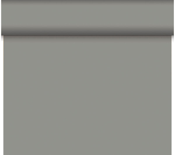 Tête à Tête Tischläufer Bio-Dunicel 24 m x 40 cm (20 Abschnitte), Uni granite grey (VPE 4 St.)