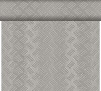 Tête à Tête Tischläufer Dunicel 24 m x 40 cm (20 Abschnitte), Motive Woven granite grey (VPE 4 St.)