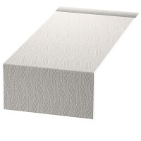 Tête à Tête Tischläufer Dunicel 24 m x 40 cm (20 Abschnitte), Motive Woven granite grey (VPE 4 St.)