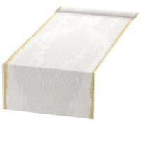 Tête à Tête Tischläufer Dunicel 24 m x 40 cm (20 Abschnitte), Motive Royal white (VPE 4 St.)