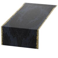 Tête à Tête Tischläufer Dunicel 24 m x 40 cm (20 Abschnitte), Motive Royal black (VPE 4 St.)