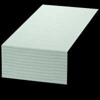 Tête à Tête Tischläufer Dunicel 24 m x 40 cm (20 Abschnitte), Motive Tessuto mint (VPE 4 St.)