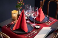 Tête à Tête Tischläufer Evolin 24 m x 41 cm (20 Abschnitte), Uni bordeaux (VPE 4 St.)