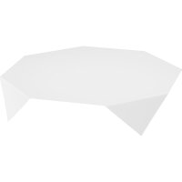 Mitteldecken Dunisilk® 84 x 84 cm, Uni weiß...