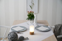 Mitteldecken Dunisilk® 84 x 84 cm, Uni weiß (VPE 100 St.)