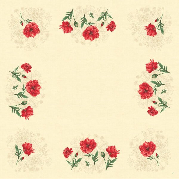 Mitteldecken Dunisilk® 84 x 84 cm, Motive Monique (VPE 100 St.)