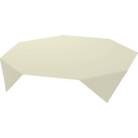 Mitteldecken Bio-Dunicel 84 x 84 cm, Uni cream (VPE 100 St.)
