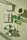 Mitteldecken Bio-Dunicel 84 x 84 cm, Uni pistachio green | VPE 100 St. (5 x 20)
