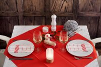 Mitteldecken Bio-Dunicel 84 x 84 cm, Uni rot (VPE 100 St.)