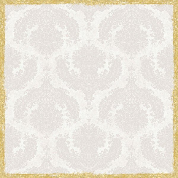 Mitteldecken Dunicel 84 x 84 cm, Motive Royal white (VPE 100 St.)