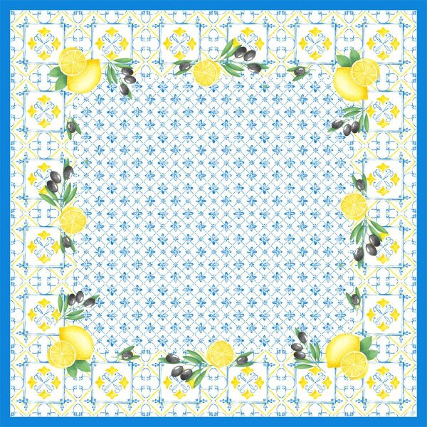 Mitteldecken Dunicel 84 x 84 cm, Motive Mediterrian (VPE 100 St.)