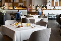 Tischdecken Evolin 127 x 127 cm, Uni weiß (VPE 50 St.)