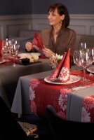 Tischdecken Evolin 127 x 127 cm, Uni greige (VPE 50 St.)