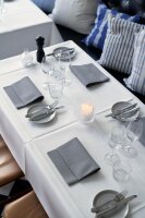 Tischdecken Evolin 127 x 180 cm, Uni  weiß (VPE 25 St.)