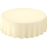 Tischdecken Evolin rund Ø 240 cm, Uni cream (VPE 10 St.)
