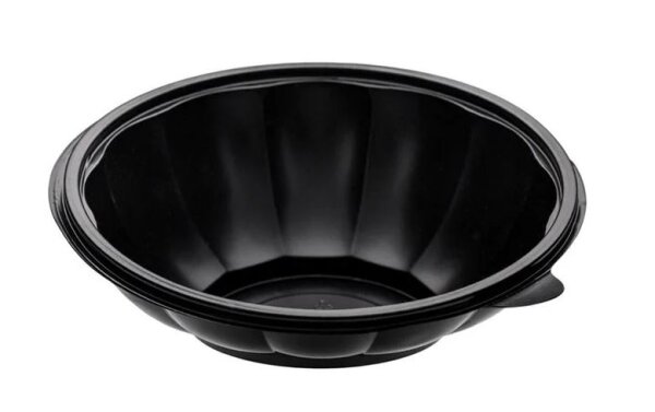 PP Menüschale schwarz rund 500 ml | VPE 300 (6 x 50)