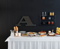 Skirtings Dunicel 72 cm x 5 Abschnitte à 4 m, selbstklebend, Uni schwarz (VPE 5 St.)