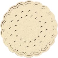 Untersetzer Zelltuch rund Ø 7,5 cm, 8-lagig, Uni...