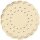 Untersetzer Zelltuch rund Ø 7,5 cm, 8-lagig, Uni cream (VPE 3000 St.)