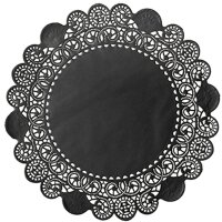 Tortenspitzen rund, Uni Ø 19 cm, schwarz (VPE 2000...