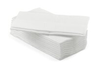 Serviette 33 x 33 cm 1-lagig 1/8 Falz weiß...