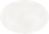 Tortenspitzen oval, Uni 24 x 17cm, weiß (VPE 2000 St.)