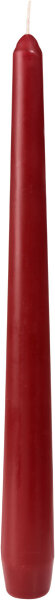 Leuchterkerzen 250 x Ø 22 mm, ca. 7h bordeaux (VPE 100 St.)
