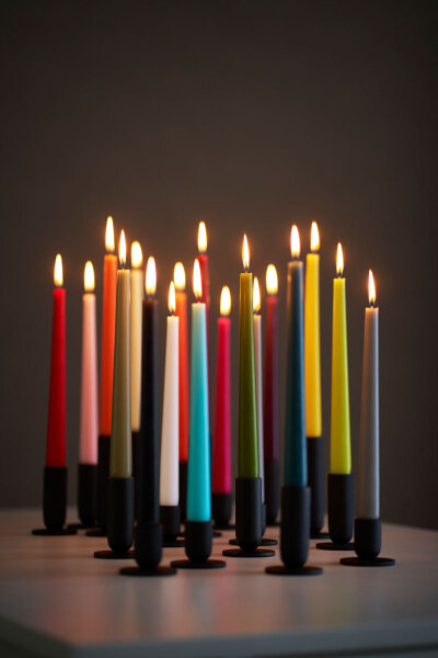 Leuchterkerzen 250 x Ø 22 mm, ca. 7h pistachio green (VPE 100 St.)