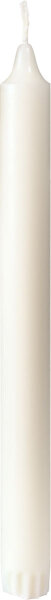 Kronenkerzen 100 % stearin, weiß 250 x Ø 22 mm, 9h, weiß (VPE 120 St.)