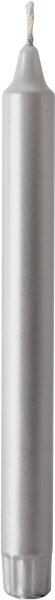 Kronenkerzen 100 % stearin 250 x Ø 22 mm, 9h silber (VPE 48 St.)