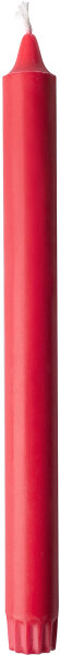 Kronenkerzen 100 % stearin 250 x Ø 22 mm, 9h rot (VPE 48 St.)