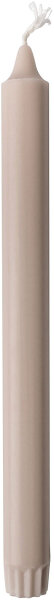 Kronenkerzen 100 % stearin 250 x Ø 22 mm, 9h greige (VPE 48 St.)