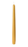 Spitzkerzen 260 x Ø 22 mm, ca. 6,5h gold 100 St.