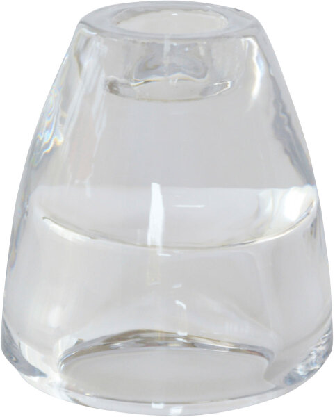 Glas-Kerzenhalter 75 x 70 mm, klar