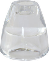 Glas-Kerzenhalter 75 x 70 mm, klar