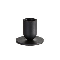 Kerzenhalter Totem 57 x 43 mm, schwarz, Metall