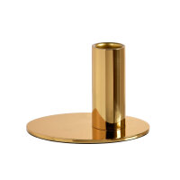 Kerzenhalter Tide Ø 106 x 76 mm, gold, Metall