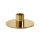 Kerzenhalter Tide Ø 95 x 35 mm, gold, Metall