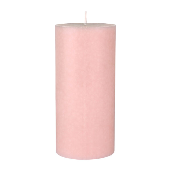 Stumpenkerzen 100% stearin 150 x Ø 70 mm, ca. 50h  mellow rose (VPE 12 St.)