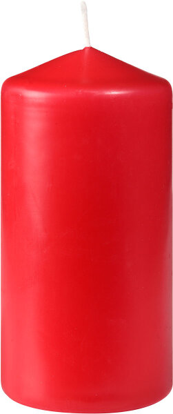 Stumpenkerzen 100 x Ø 50 mm, ca. 20 h rot (VPE 60 St.)