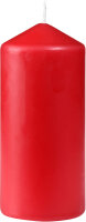 Stumpenkerzen 130 x Ø 60 mm, ca. 40h rot (VPE 12 St.)