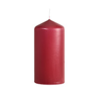 Stumpenkerzen 130 x Ø 60 mm, ca. 40h bordeaux (VPE...