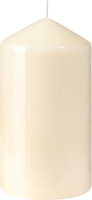 Stumpenkerzen 150 x Ø 80 mm, ca. 60h cream (VPE 10...