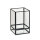 Kerzenhalter für Stumpenkerzen Capella 100 x 100 x 150 mm, schwarz, Glas (VPE 4 St.)