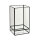 Kerzenhalter für Stumpenkerzen Capella 150 x 150 x 250 mm, schwarz, Glas (VPE 2 St.)