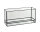 Kerzenhalter für Stumpenkerzen Capella 350 x 120 x 170 mm, schwarz, Glas (VPE 2 St.)