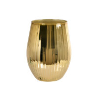 Kerzengläser Ritz 125 x Ø 76 mm, ca. 55h gold...